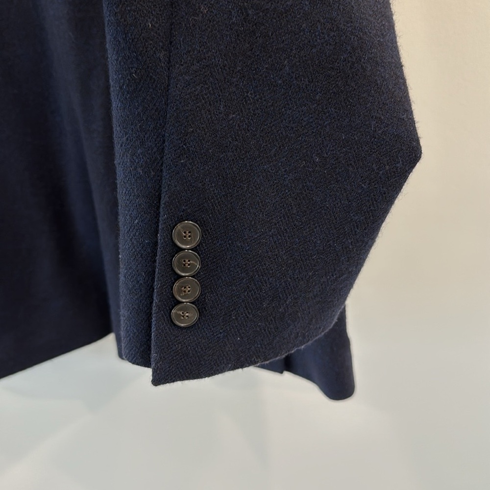 Faconnable navy men’s blazer with removable quilted detailing size 50 - Picture 4 of 11